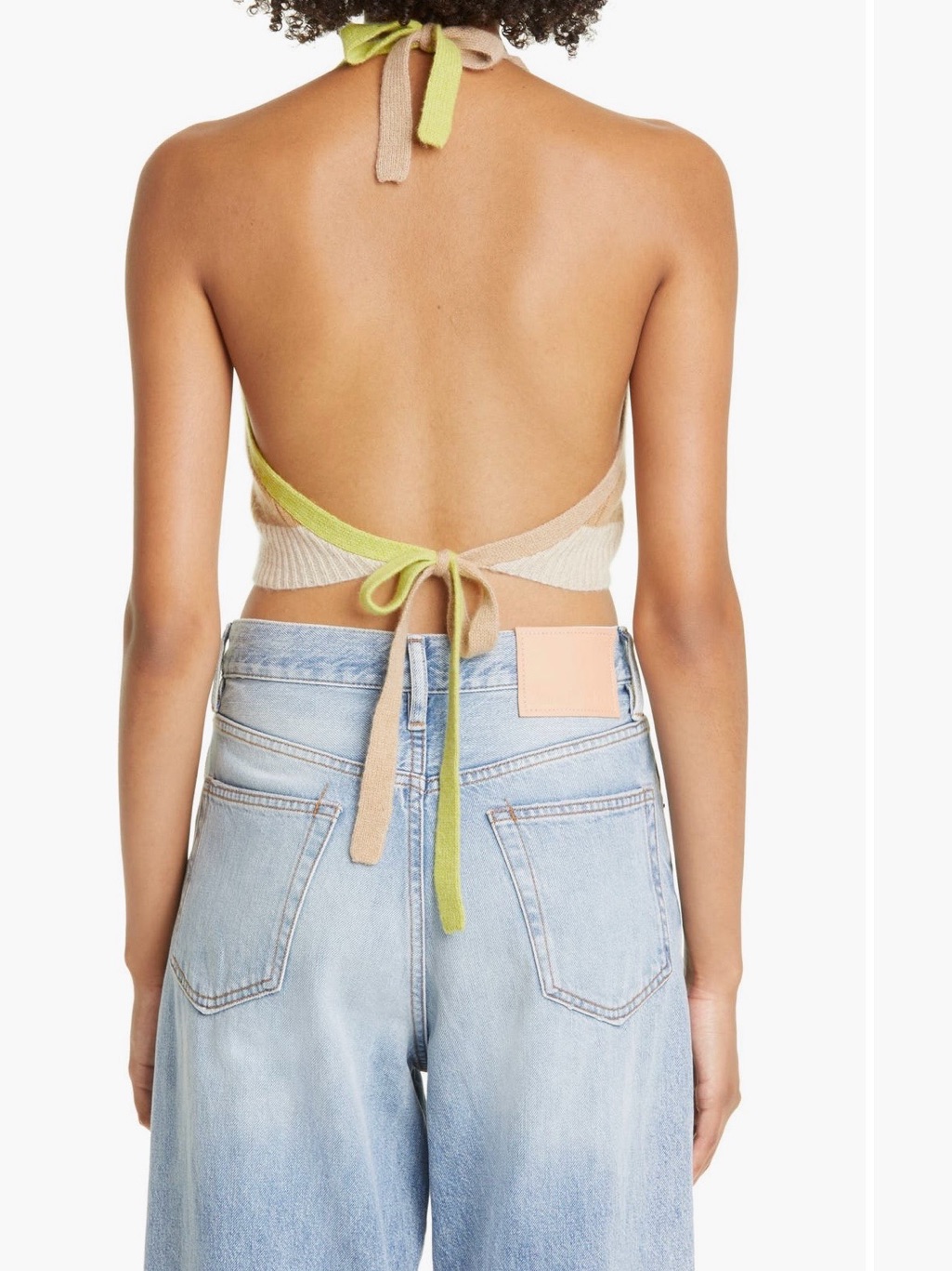 Yanyan Curious Embroidered Wool Halter Top — image 7 of 8